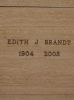 Edith j. Brandt